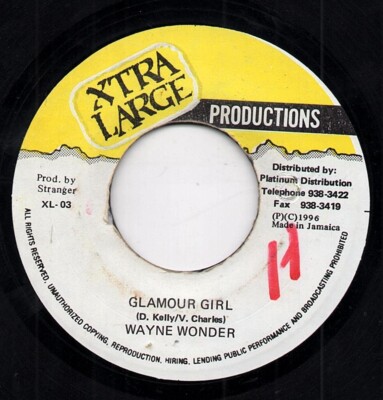 WAYNE WONDER  glamour girl  XTRA LARGE RECORDS.