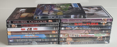 Assorted Lot 15 Sealed DVD Video Movies Pacino Pitt De Niro Fanning Swayze Grey