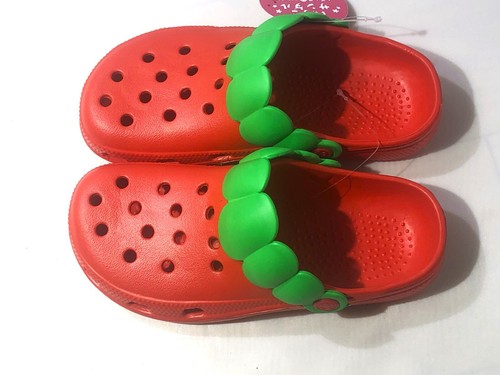 Strawberry Clog sandals Slippers Shoes. kawaii cute.fruit. FROM JAPAN - Picture 31 of 38