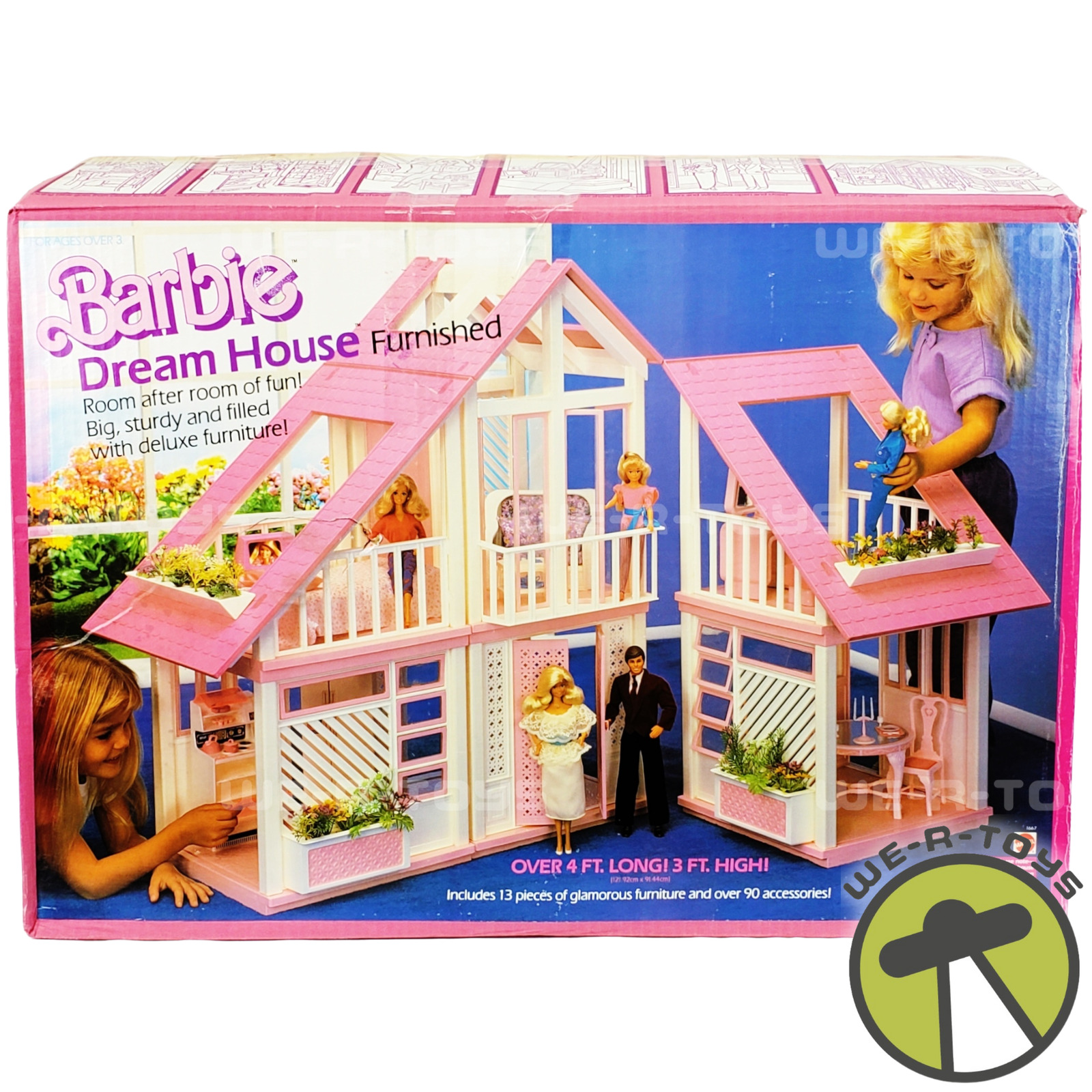 Barbie Dream House 1985 Vintage Mattel No. 1667 With Shipper Box NEW