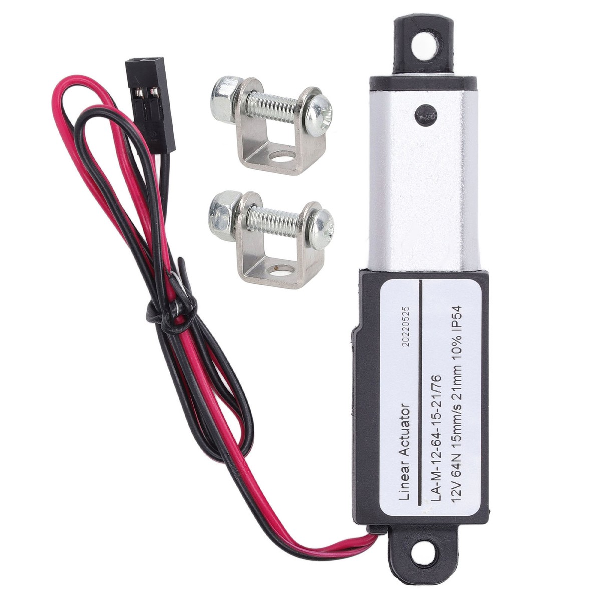 50 mm lineaire actuator, 12v DC Mini elektrische lineaire actuator Motor Interne eindschakelaar voor auto industrie(50mm 30mm/s 20N