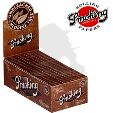 Cartine Smoking Brown Corte Regolari – 50 Libretti Naturali Non Sbiancati