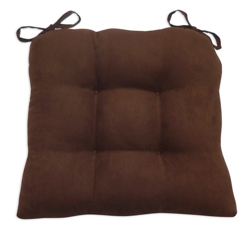 Bristol Set of Two (2) Chair Cushions Burgundy (Red) - Memory Foam - Picture 10 of 11