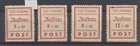 13186 Germany(town Strausberg),1946,MNH stamps set Nr:34A-37A