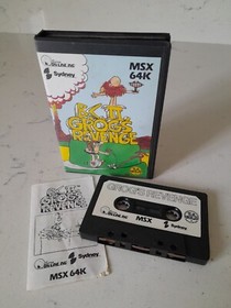 Rare B.C. II Grog's Revenge Quest For Tires MSX 64K Computer Game Complete