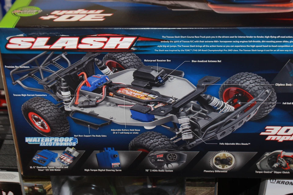 Traxxas 58034-8 Slash orange 2WD Short Course Truck TQ 2,4GHz 1:10  NEU Clipless - Bild 4 von 4