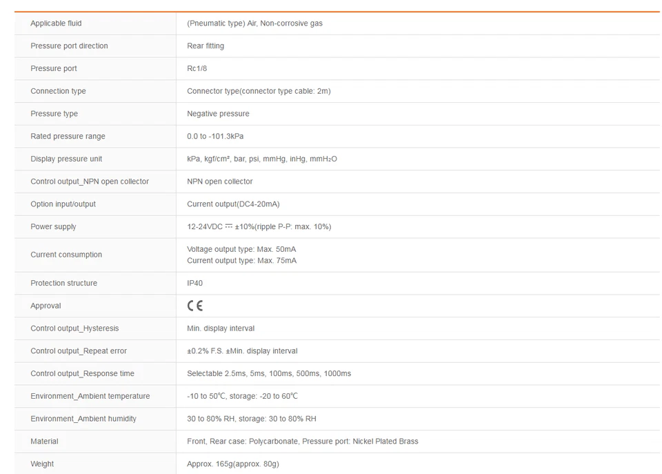 Autonics PSAN-V01CA-RC1/8 Pressure Sensors Digital Display Type NPN ✦KD - Image 4 of 4