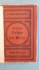 Nathan the Wise Lessing Friday School Edition 1895