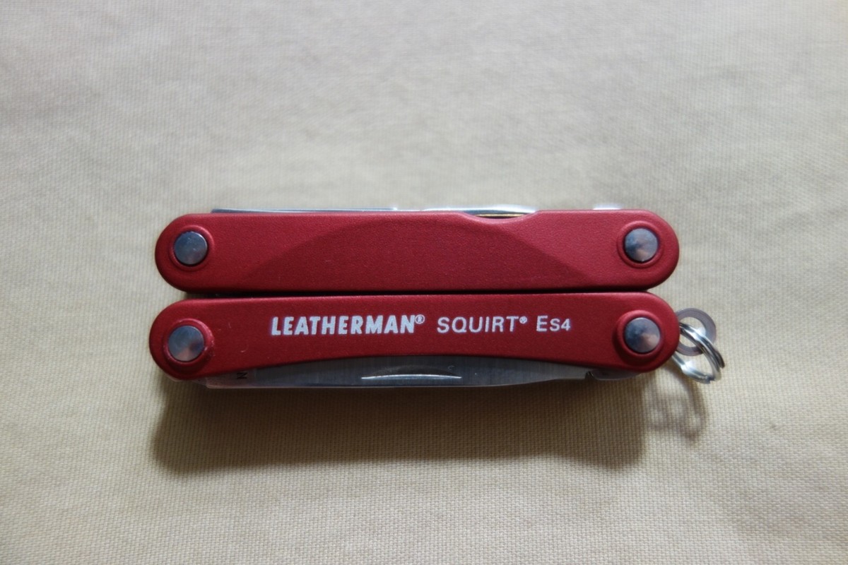 Leatherman Squirt ES4 Multi-Tool - Red (831198) for sale online | eBay