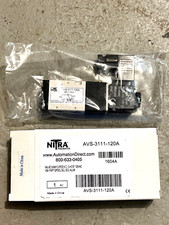 NITRA  AVS-3111-120A 3-WAY 2 POS 1/8 FNPT SPOOL AC 120V SOLENOID VALVE