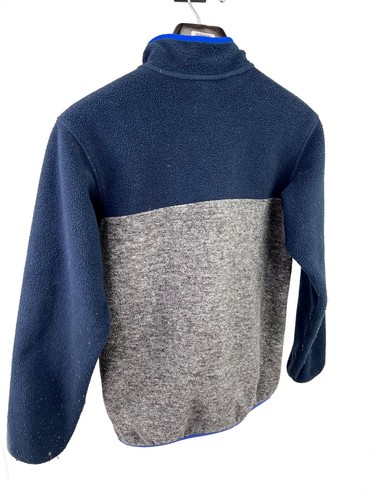 PATAGONIA Kids Lightweight Synchilla Snap T Pullover Sz XL / 14 Nickel 65572 - Picture 2 of 9