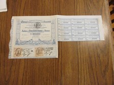 Canal Interoceanique de Panama Bond # P panama canal