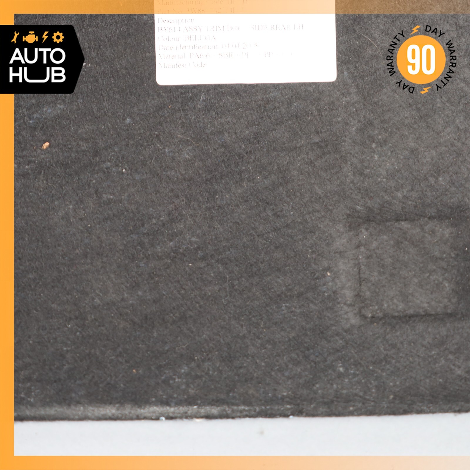 03-10 Bentley Continental GT Coupe Rear Left Trunk Quarter Trim Cover Panel OEM