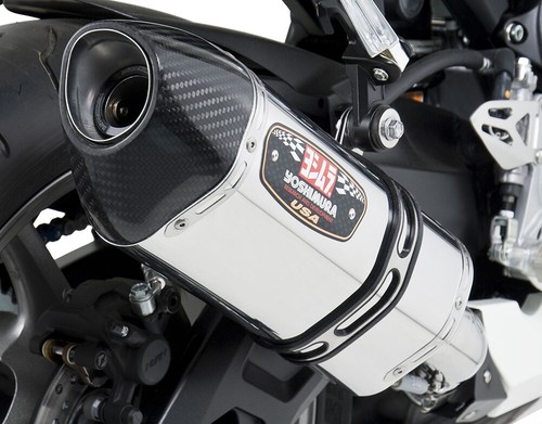 Yoshimura R-77 Street Series Stainless/Carbon Slip-On Exhaust-Suzuki-GSX-R 650/7 - 第 1/4 張圖片