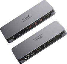QGeeM Universal USB Docking Station D6908 4K Plug  Display