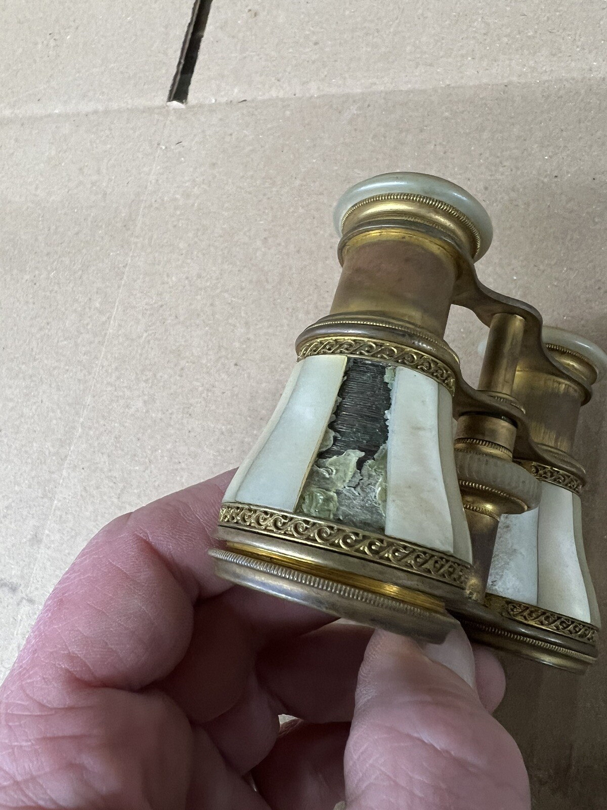 chevalier paris opera glasses antique mother of pearl theatre eBay