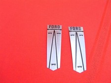66 Ford Galaxie 500 Nos Front Fender Inserts Without Side Moldings Pair