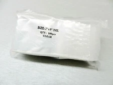 100 Zip Seal Bags 2x9 Clear 2 mil reclosable Baggies 2"x9" Long Zip Poly Bag
