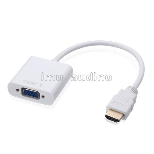 1080P HDMI Male to VGA Female Video Cable Cord Converter Adapter For PC Monitor - 第 4/6 張圖片