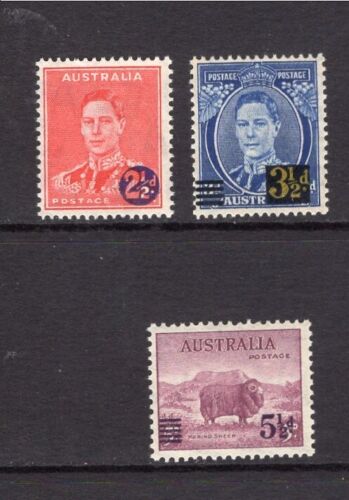 AUSTRALIA PREDECIMAL 1941 SURCHARGES SET SUPERB MNH AND CHEAP