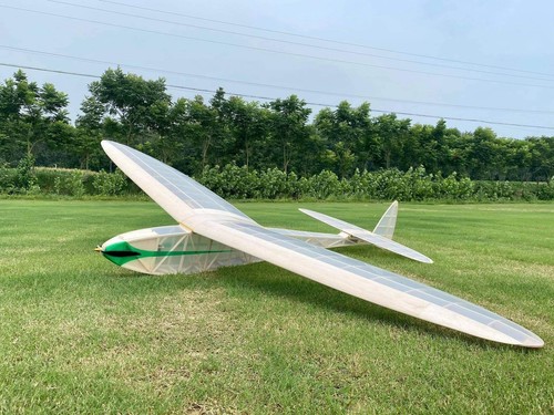 Leprechaun Pro 2.6M Wingspan 102" Vintage Glider Balsa Kit - Valueplanes Model - Picture 12 of 24