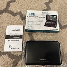 RadioShack 48k Electronic Organizer Backlit Display Open Box