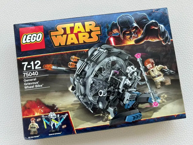 LEGO Star Wars 75040 General Grievous' Wheel Bike 261pcs NEW Sealed Retired 2014