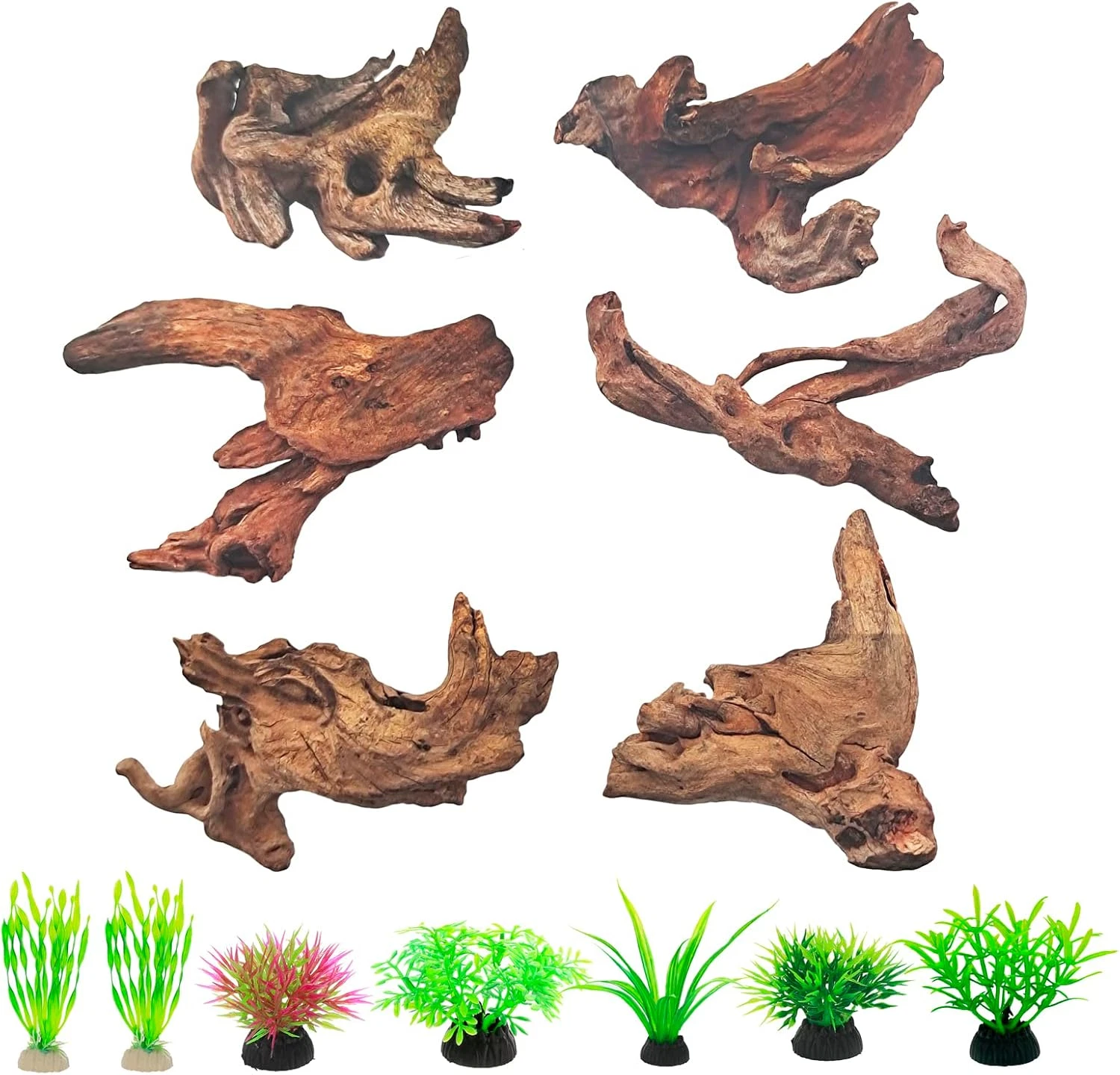 Natural Driftwood Decor for Aquarium Decorations Reptile Tank Accessories, Assor
Opens in a new wind
