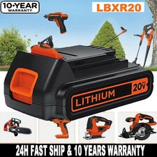 1.5Ah for Black and Decker 20V Lithium-Ion Max Battery 20 Volt LBXR20 LBXR2020