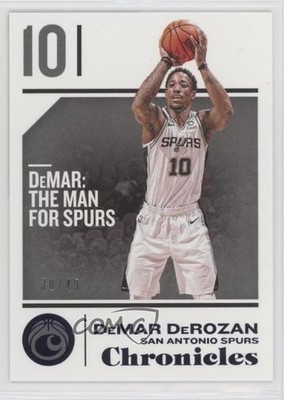 2018-19 Panini Chronicles Purple 38/49 DeMar DeRozan #23 05v0