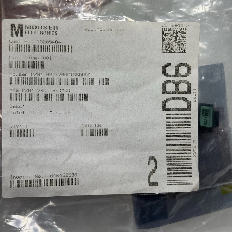 Intel VROCISSDMOD Virtual RAID0, 1, 10, 5 UPGRADE Key NVMe SSD Light Green NEW - Image 4 of 4