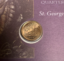 2010 1/4 Quarter Sovereign In Presentation Cover Limited Edition 2g Gold Bullion