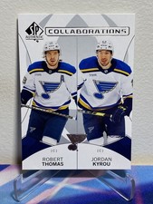 2024-25 SP AUTHENTIC Hockey ROBERT THOMAS JORDAN KYROU #C-13 COLLABORATIONS