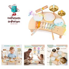 Educational Drum Set  Xylophone - Musical Instruments for Toddlers 3 