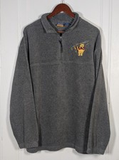 Vintage Disney Store Winnie the Pooh Sweatshirt Fleece Pullover Women's 2X Y2K