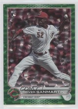 2022 Topps Series 2 Green Foilboard 22/499 Reiver Sanmartin #619 8d2
