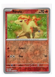 Ponyta 077/165 Reverse Holo Scarlet & Violet 151