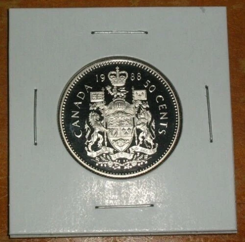 1988 Canada 50 Cents — photo from the most recent tracked eBay sale