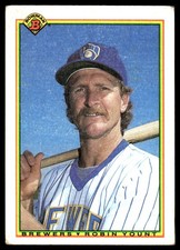 Robin Yount 1990 Bowman #404 Brewers MLB READ FREE SHIPPING AutographDen