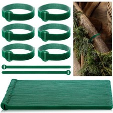 80 Pcs 12 Inch Christmas Garland Ties Green Adjustable Holiday Banister Ties ...