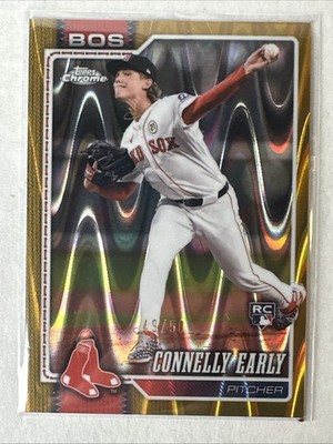 2026 Topps Chrome Connelly Early Red Sox #129 RC Gold Raywave Refractor /50