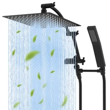 High Pressure Rain Shower Head: Upgrade Shower Heads with Handheld Spray Combo
