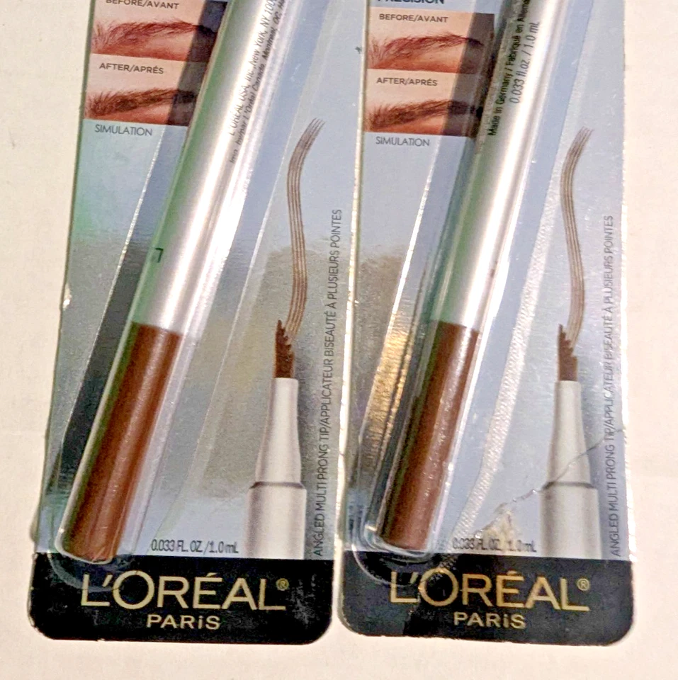 L'Oreal Paris Brow Stylist Micro Ink Pen, 636 Light Brunette (LOT OF 2 Pencils) - Image 4 of 4