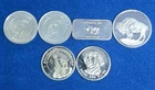1 Gram .999 Silver Round Lot Of 6