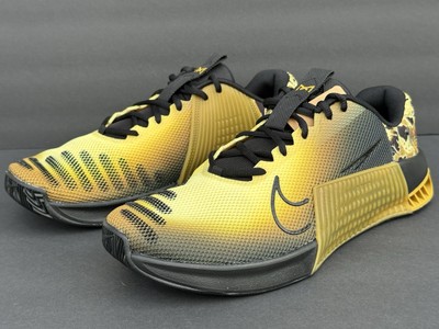 NIKE METCON 9 AMP BLACK BRONZINE CITRON TINT WORKOUT DZ2616-002