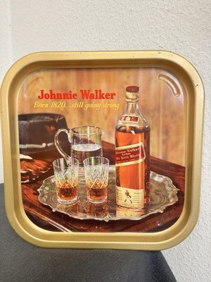 Vintage '' Johnnie Walker Scotch Whisky Tablett