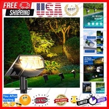 Solar spotlights Outdoor 63 LED 3 Lighting Modes, Waterproof Lighten Yard Ga...