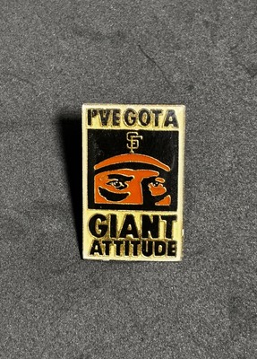 Lot of 4 Vintage San Francisco Giants Pins “I've Got A GIANT