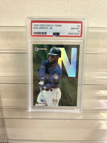 1995 Fleer Skybox Emotion N-Tense Ken Griffey Jr. #6 PSA 8 🔥