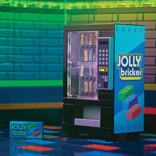 Jolly Bricker Custom Candy Vending Machine New - Picture 2 of 3